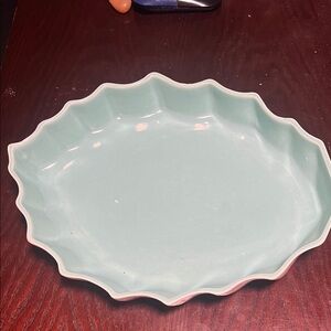 West Coast Pottery Scalloped Edge Ceramic Dish